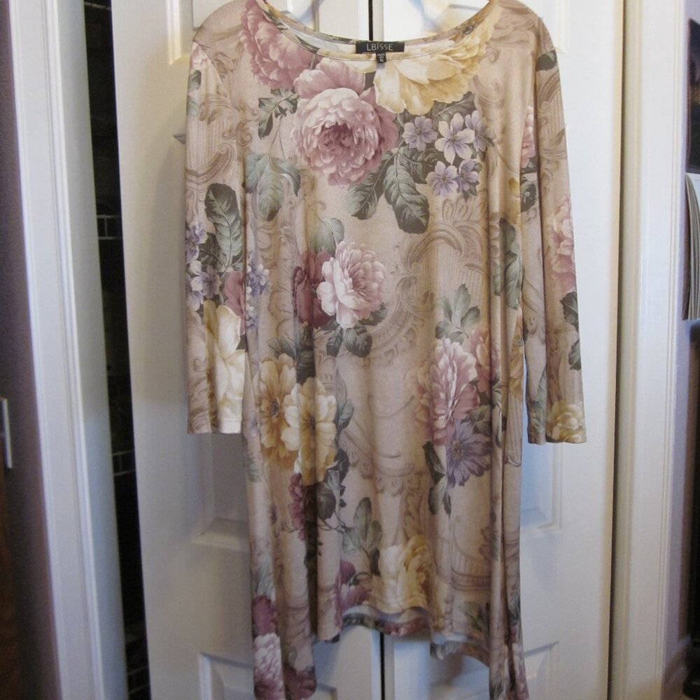 Lbisse Peony Tunic Sz XL